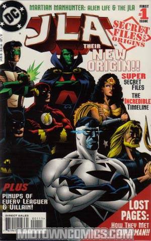 JLA Secret Files #1 Cover A Deluxe Edition