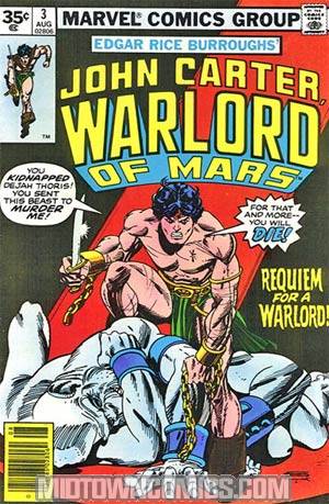 John Carter Warlord Of Mars #3 35-Cent Variant Cvr