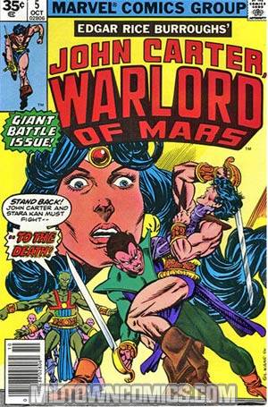 John Carter Warlord Of Mars #5 35-Cent Variant Cvr