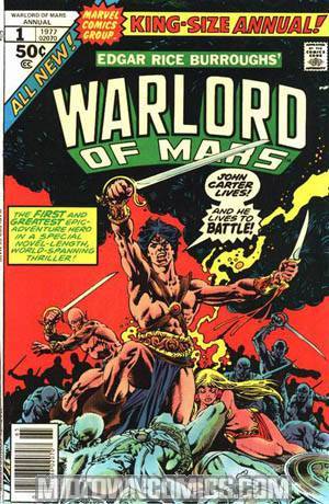 John Carter Warlord Of Mars Annual #1