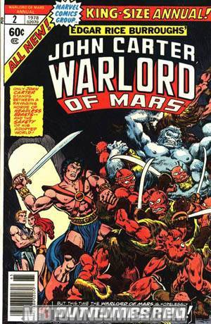John Carter Warlord Of Mars Annual #2
