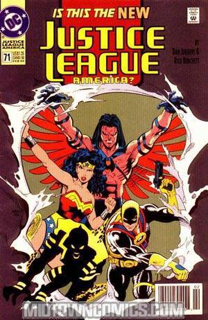 Justice League America #71 Cover B Newsstand Edition Without Black Cover