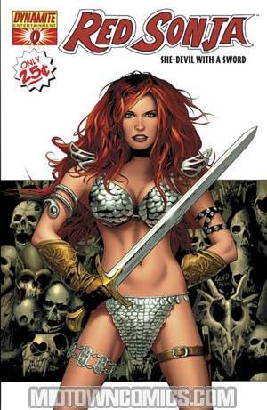 Red Sonja Vol 4 #0 Cover A White Cover