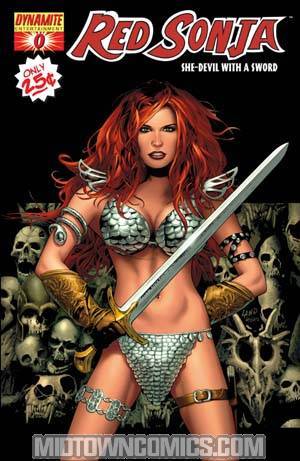 Red Sonja Vol 4 #0 Cover B Black Cover