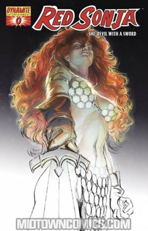 Red Sonja Vol 4 #0 Cover C Incentive Ross Preview Sketch Cover