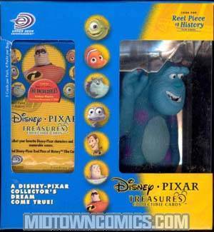 Disney-Pixar Treasures James P Sulley Sullivan Mini Figurine W/Collectible Cards