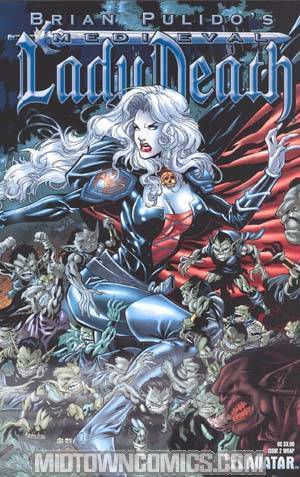 Brian Pulidos Medieval Lady Death #2 Wraparound Cvr