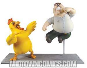 Family Guy Giant Chicken And Peter 2-Pack Action Figure Set