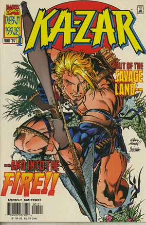 Ka-Zar Vol 2 #1 Cover B 2nd Ptg