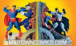 Superman Batman Deluxe Bookends