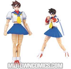 Microman Street Fighter Sakura Action Figure