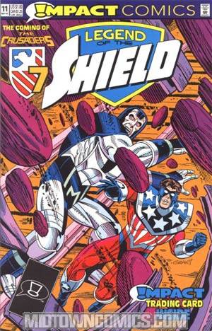 Legend Of The Shield #11 With Card