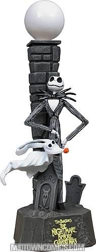 Nightmare Before Christmas 2005 Resin Desk Lamp