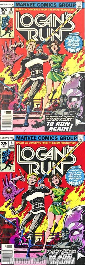 Logans Run #6 Cover B 35-Cent Variant Edition