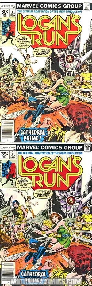 Logans Run #7 Cover B 35-Cent Variant Edition