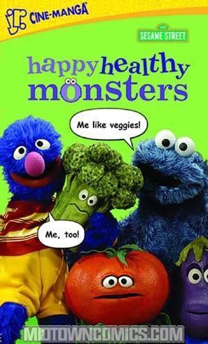 Sesame Street Jr Cinemanga Vol 2 Happy Healthy Monsters GN