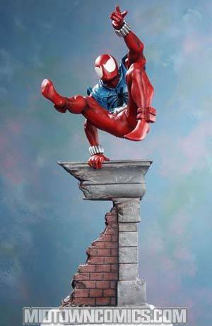 Scarlet Spider-Man Statue By Bowen