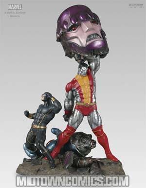 X-Men vs Sentinel Diorama Statue #1 Colossus And Cyclops