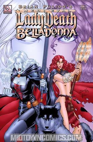 Brian Pulidos Medieval Lady Death Belladonna #1 Gold Foil Ed