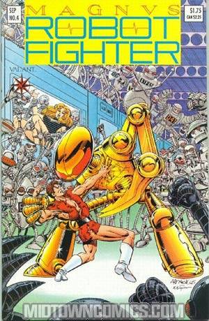 Magnus Robot Fighter #4 Cover A With Trading Cards