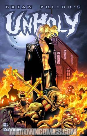 Brian Pulidos Unholy #3 Platinum Foil Incentive Cvr