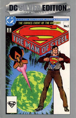 Man Of Steel #1 Cover D Silver Edition Reprint