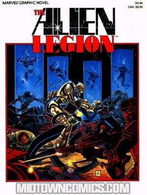 Marvel Graphic Novel #25 Alien Legion A Grey Day To Die