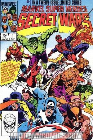 Marvel Super-Heroes Secret Wars #1 Cover B 2nd Ptg