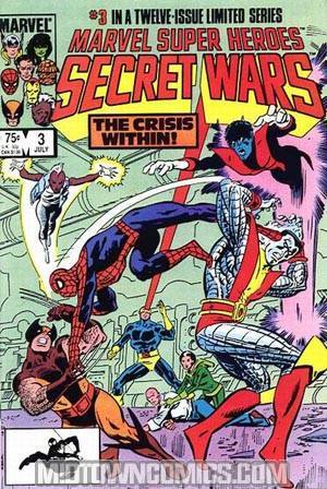 Marvel Super-Heroes Secret Wars #3 Cover B 2nd Ptg