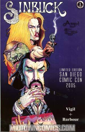 Sinbuck Angel Eyes TP Cover A Limited San Diego Comic Con 2005 Edition