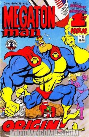 Megaton Man #1 2nd Ptg