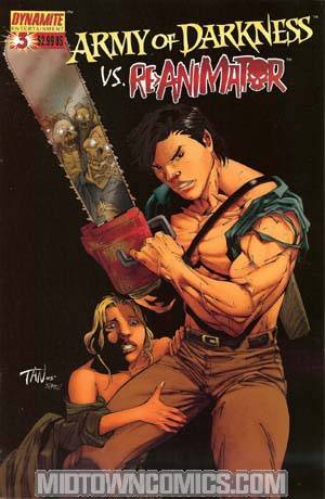 Army Of Darkness #3 (Vs Re-Animator) Cover A Tan Cover