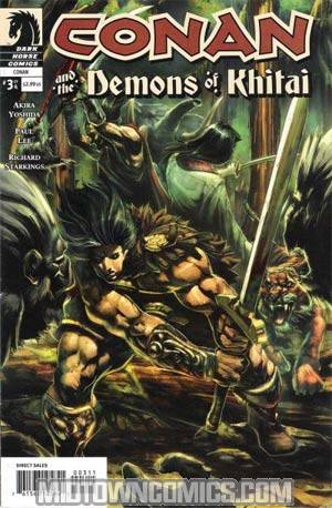 Conan & The Demons Of Khitai #3 1st Printing (Red Title)