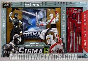 GI Joe Sigma 6 Ninja Showdown 8-Inch Action Figure 2-Pack