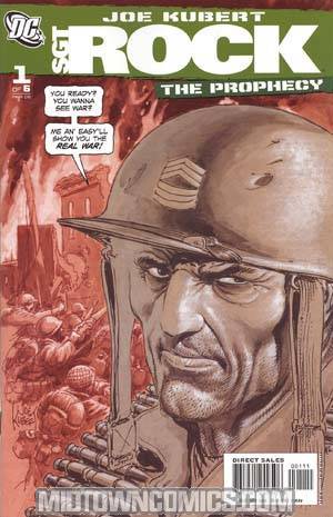 Sgt Rock The Prophecy #1 Cover C Joe Kubert Cover