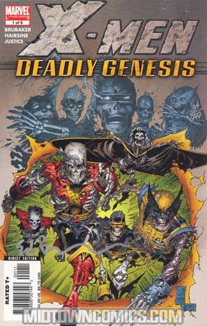 X-Men Deadly Genesis #1 Cover C DF Signed By Ed Brubaker (Decimation Tie-In)