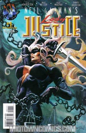 Neil Gaimans Lady Justice #1 Regular Dan Brereton Cover