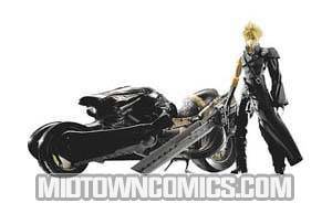 Final Fantasy VII Advent Children Cloud Strife Action Figure & Fenrir Motorcycle Deluxe Set