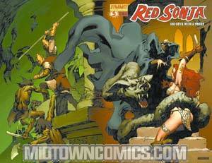 Red Sonja Vol 4 #4 Cover G Fiery Red Foil High End Ed