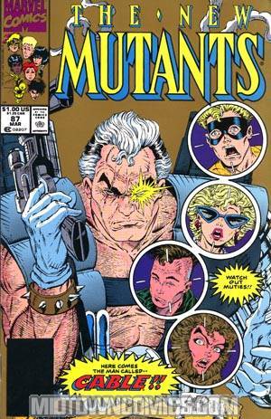 New Mutants #87 Cover B 2nd Ptg Gold Ink Cover