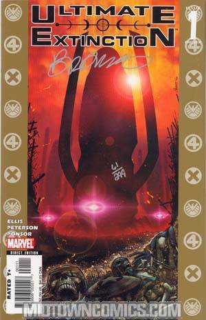 Ultimate Extinction #1 Cover C DF Signed By Brandon Peterson