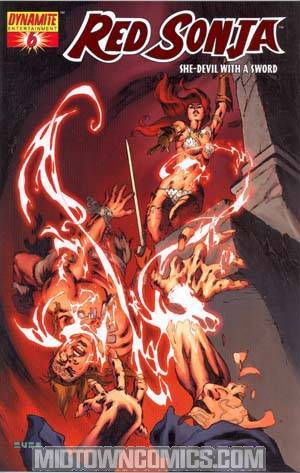 Red Sonja Vol 4 #6 Cover D Fiery Red Foil High End Ed