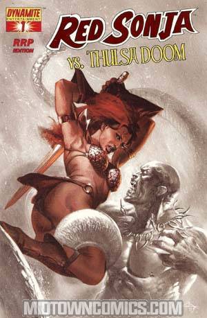 Red Sonja vs Thulsa Doom #1 High End Foil Ed