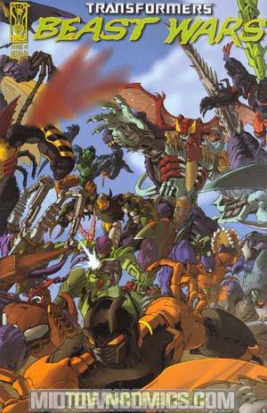 Transformers Beast Wars #1 Incentive Cover D Extended Gatefold