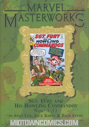 Marvel Masterworks Sgt Fury Vol 1 HC Variant Dust Jacket