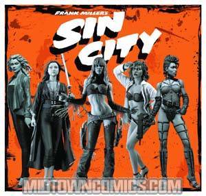 Sin City Ladies Of Sin City 5-Pack Black & White Action Figure Box Set