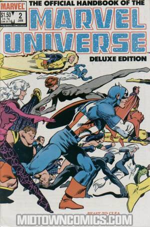 Official Handbook Of The Marvel Universe Vol 2 #2