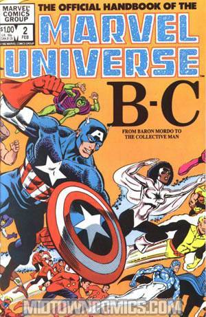 Official Handbook Of The Marvel Universe #2
