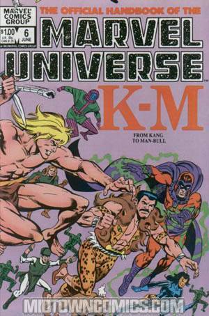 Official Handbook Of The Marvel Universe #6