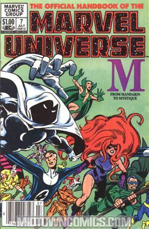 Official Handbook Of The Marvel Universe #7
